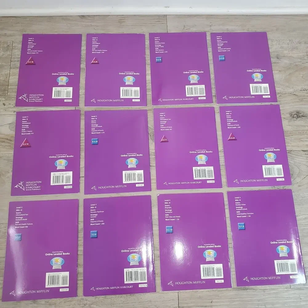 Lot of 63 Houghton Mifflin 3rd Grade Leveled Readers Homeschool Books Paperback